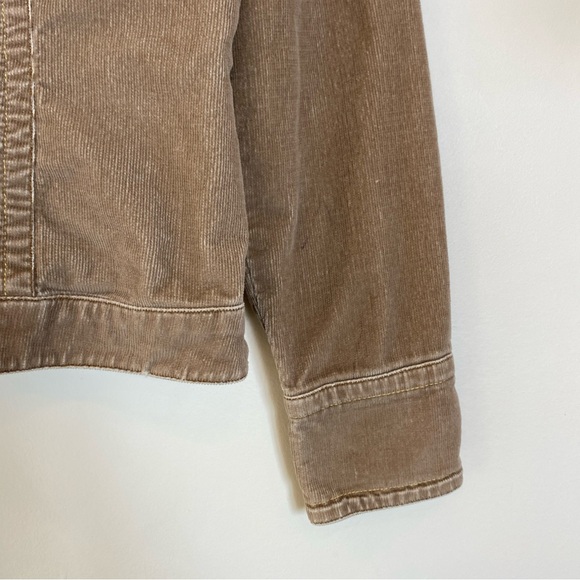 Vintage Y2K Z Cavaricci Cropped Corduroy Jacket Size Small Tan - Picture 6 of 8